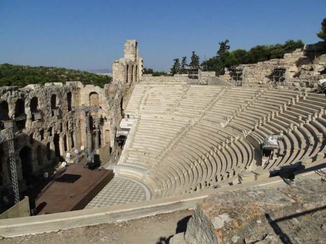 Teatro de Herodes Atticus - Atenas. Foto por: Naiara Back