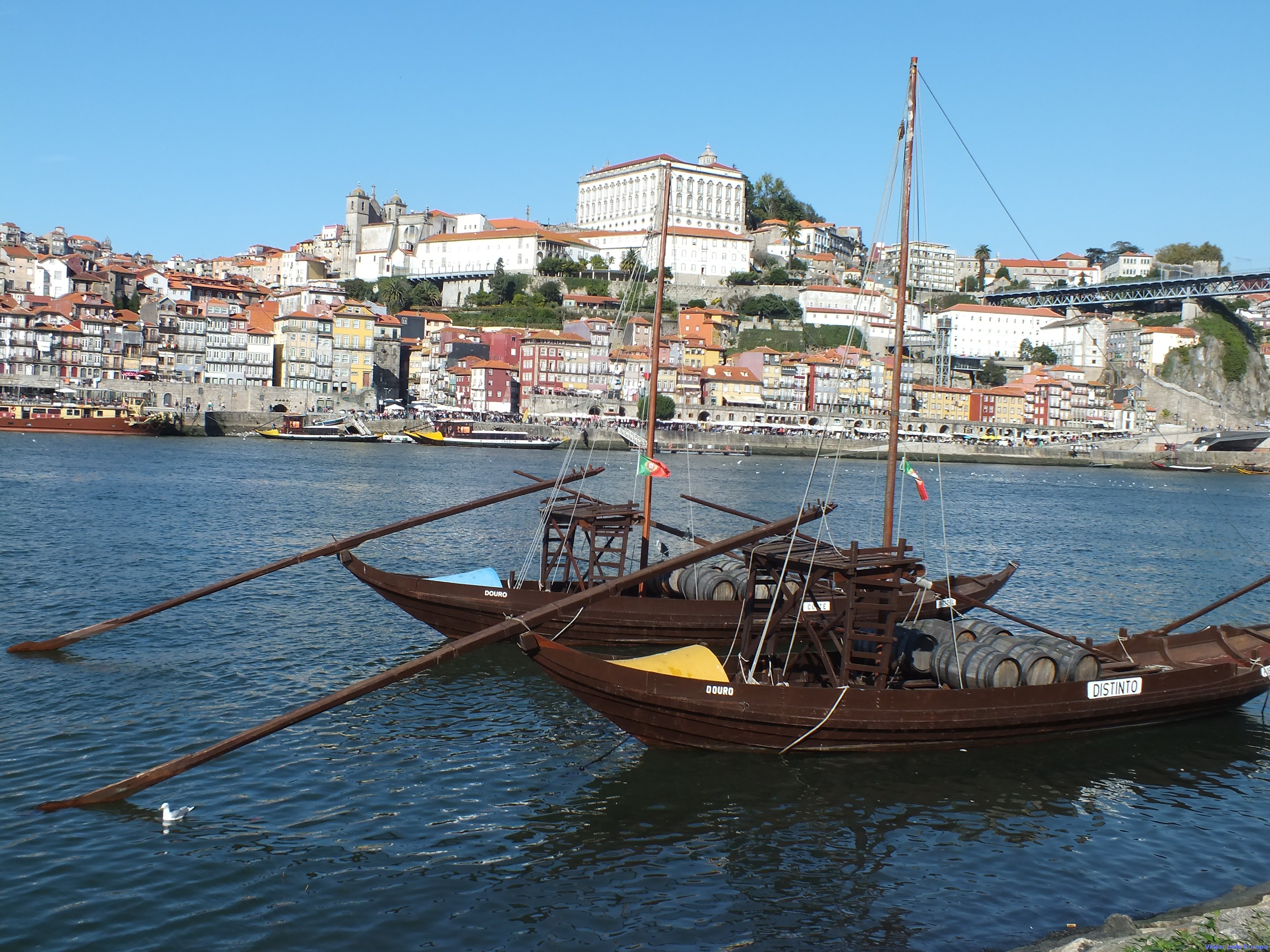 Ribeira do Porto vista a partir do Cais de Gaia.