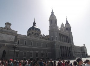Fila para entrada no Palácio Real - Agosto de 2013