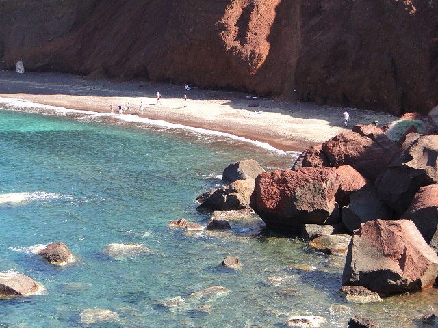 Praia Vermelha - Santorini. Foto por: Naiara Back