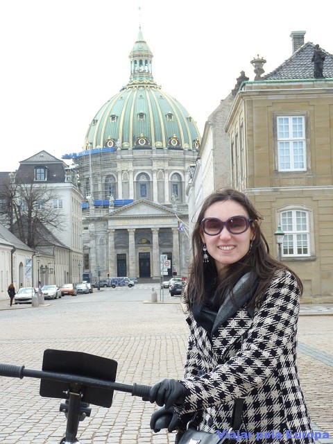 De Bicicleta em Copenhague.