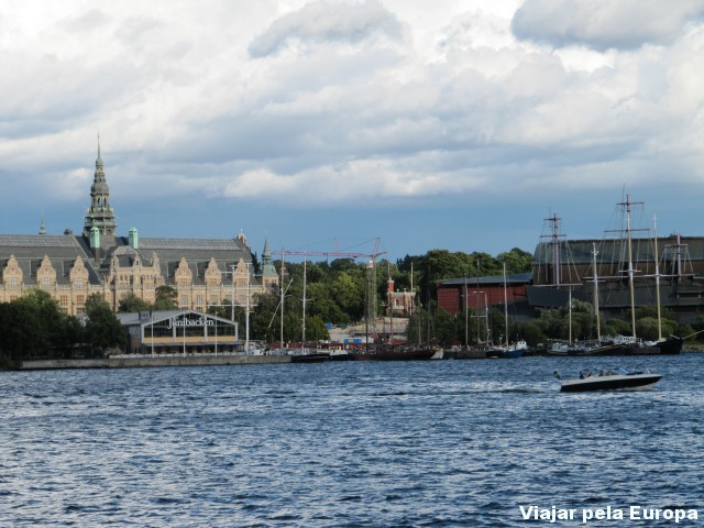 Djurgården vista do ferry.