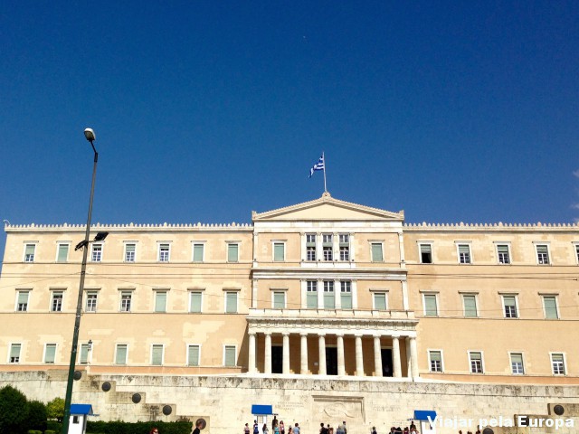 Parlamento grego em Atenas.