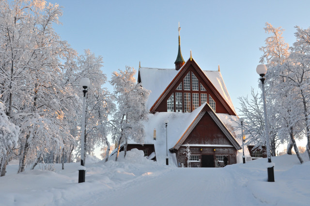 Igreja de Kiruna. Foto - Divulgação