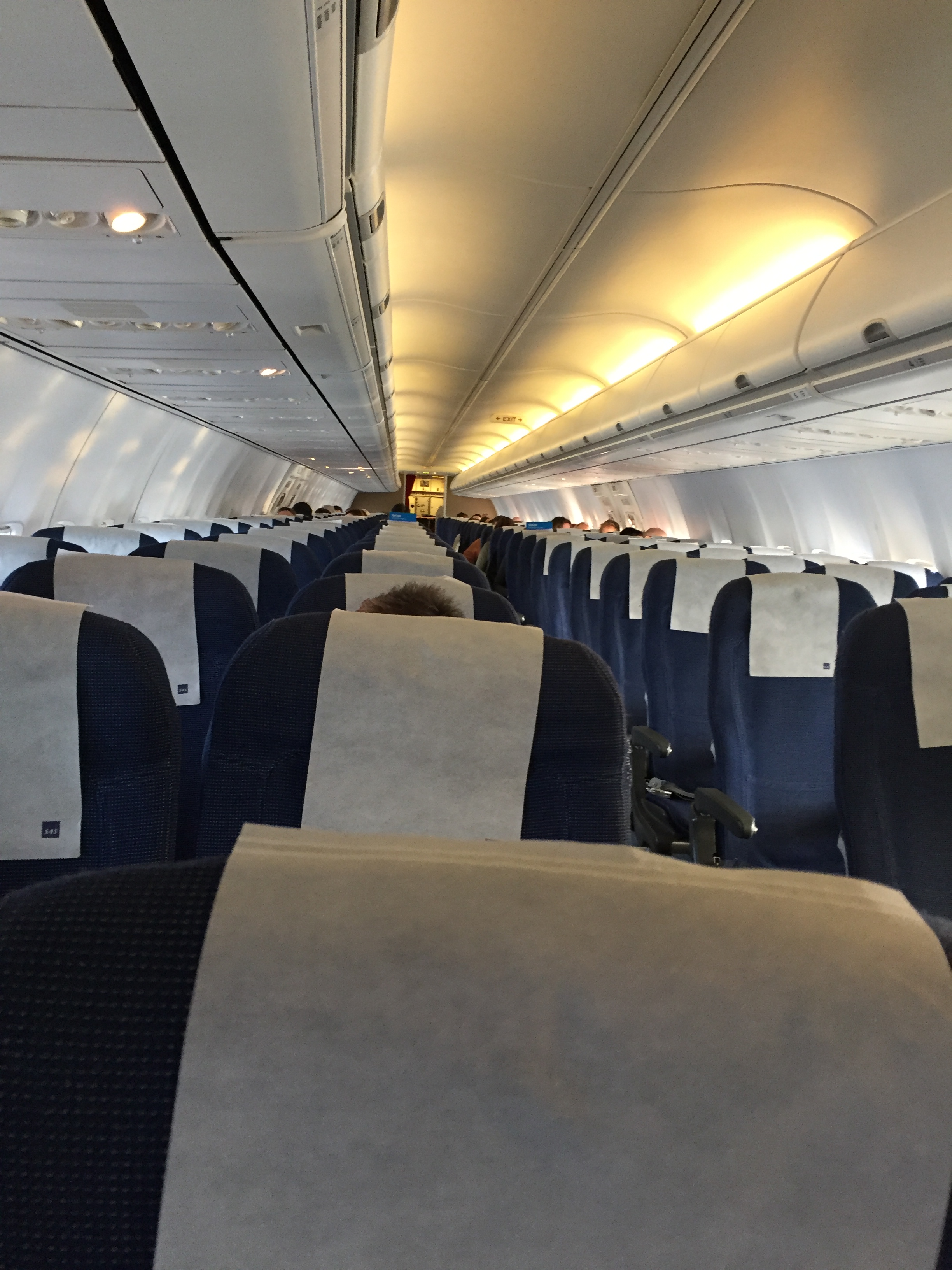 SAS flight almost empty