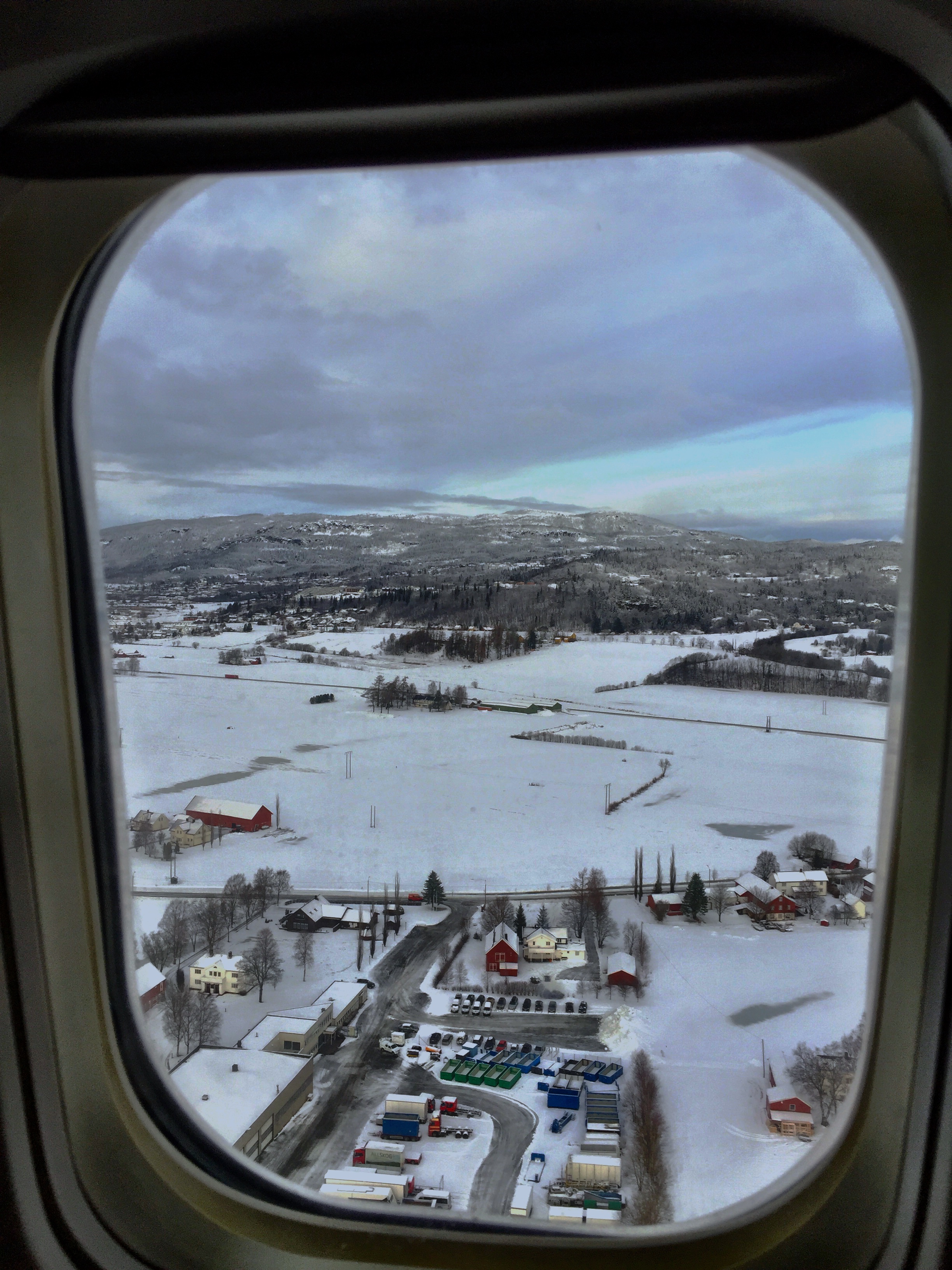 Landing in Trondheim