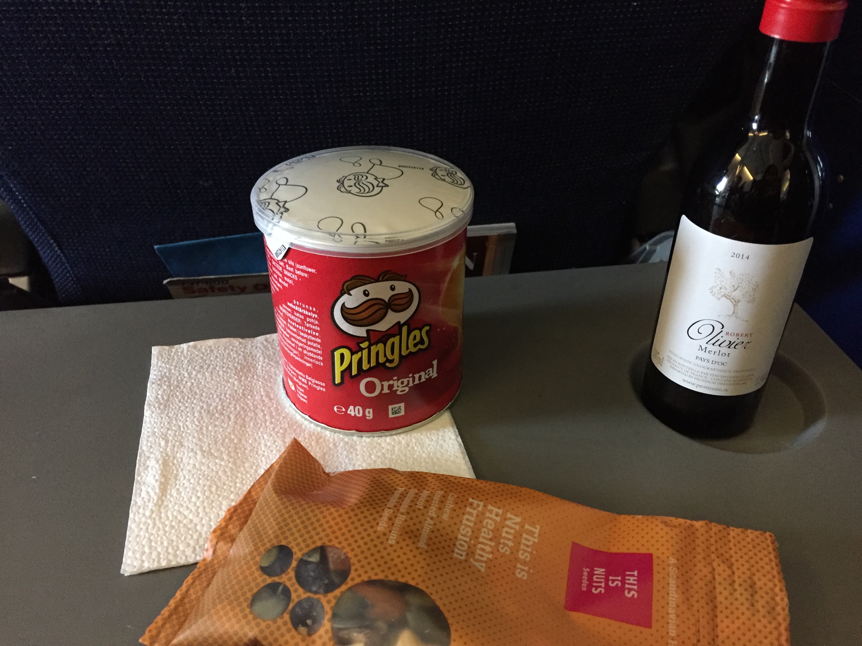 Snacks on third flight