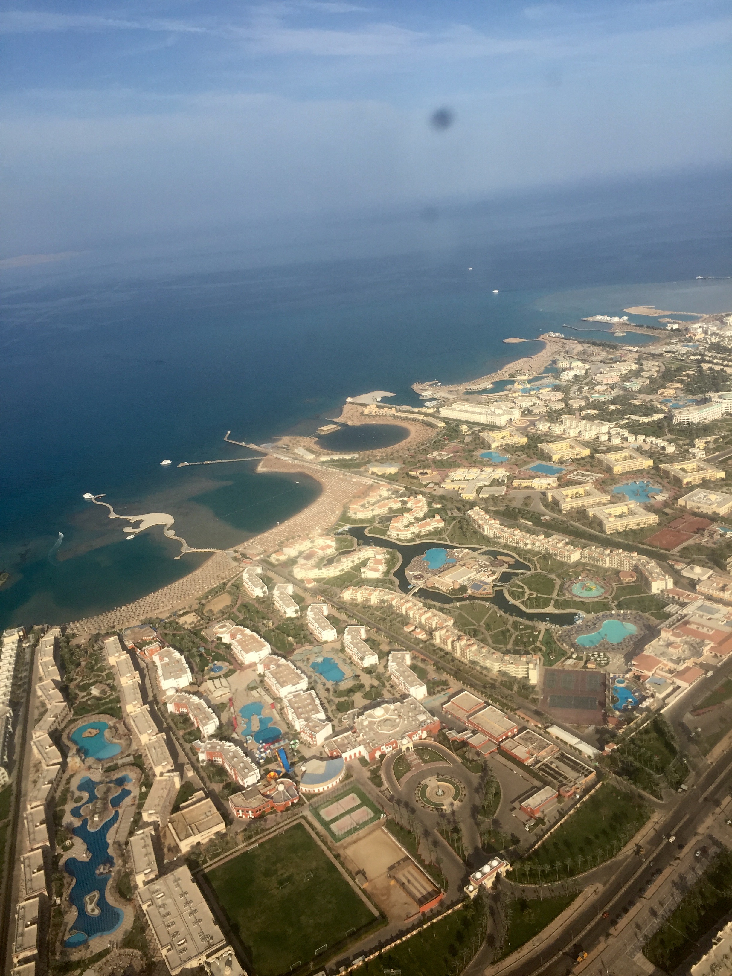 Landing in Hurghada