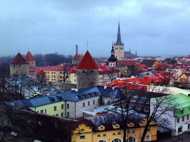 Tallinn não é linda?