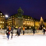 Ice skating Kungstradgarden