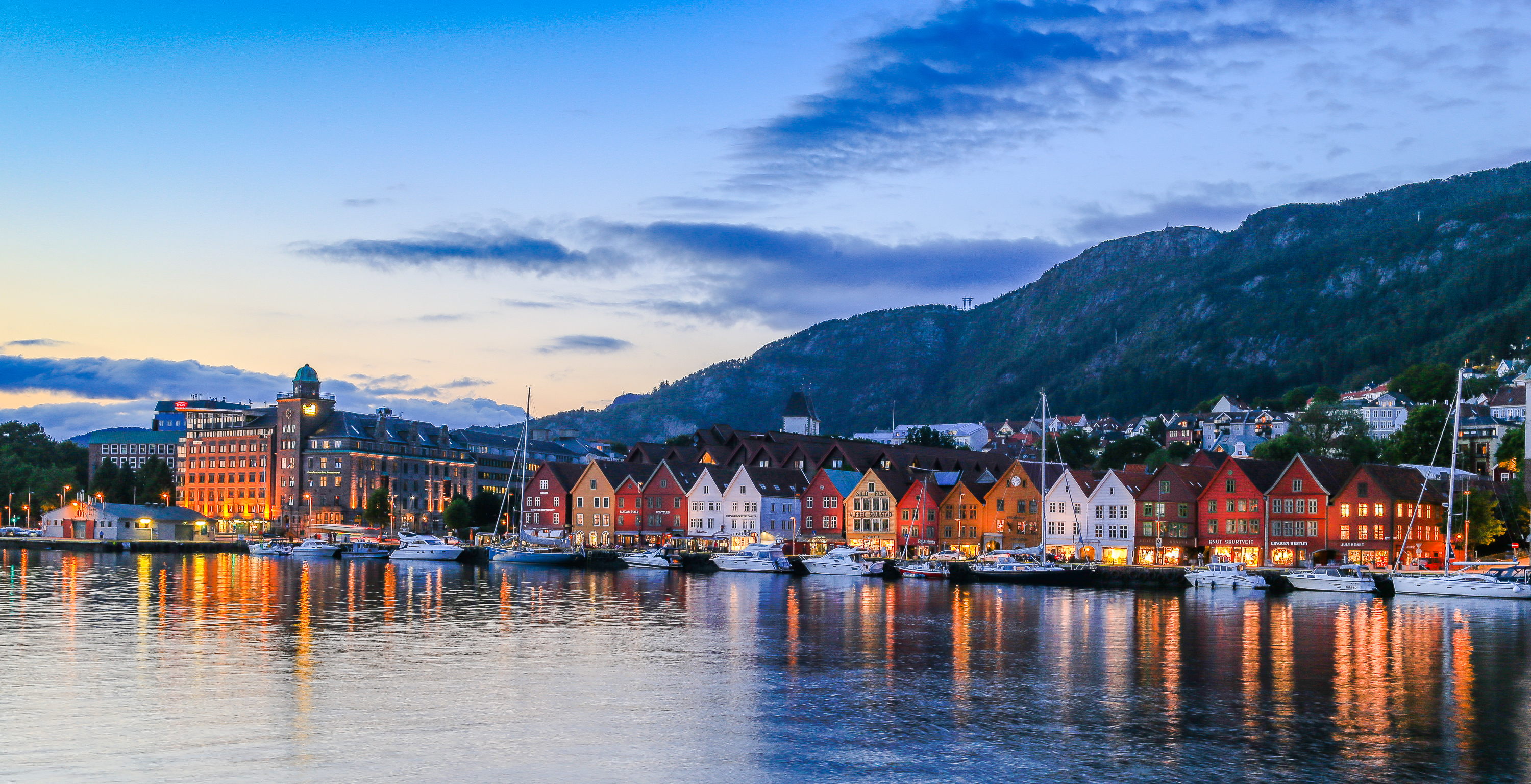 Bryggen with Boats
